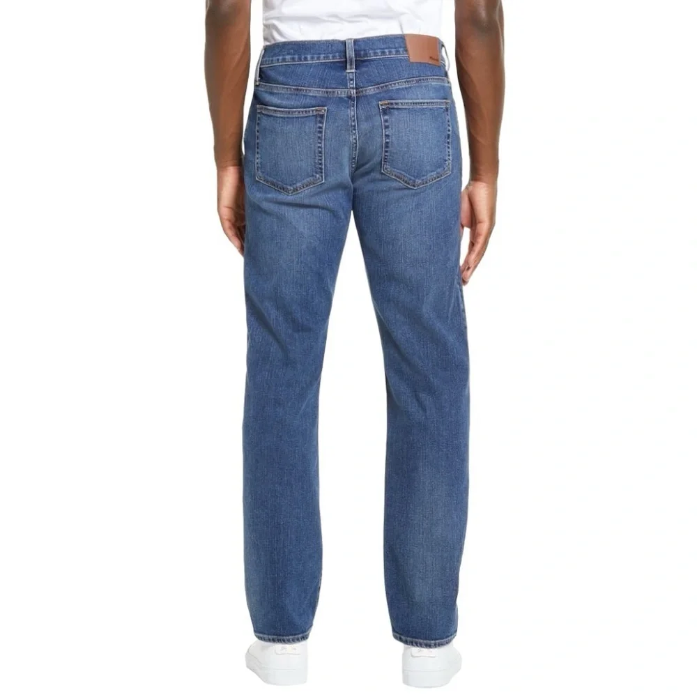 New Straight Everyday Flex Jeans Madewell Size: 38 x 34 - Picture 3 of 11